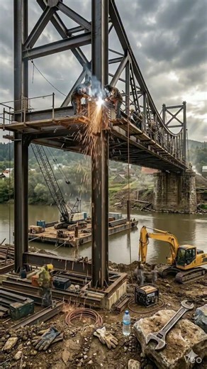 From Dangerous Old Bridge to Stunning Modern Masterpiece!”