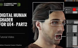 Character Creator 3 教程-虚幻引擎4的数字人类着色器：第2部分