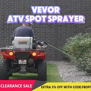 👉 #FreeShipping ATV Spot Sprayer, 15.9 Gal/60 L ATV/UTV Broadcast Sprayer with A Nozzle Boom, 12 V Pump Weed Sprayer with Water Tank, 1.9 GPM Flow Rate, Adjustable 0-72 PSI, 20FT Hose | VEVOR Home Improvement