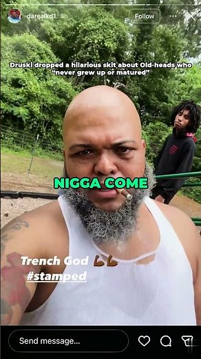 Druski dropped a hilarious skit about Old-heads who “never grew up or matured” 😭😭😭