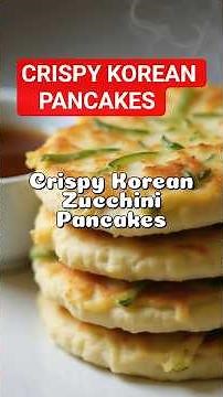 Crispy Korean Zucchini Pancakes-Easy Viral Recipe!# HM Channel #shortsfeed # #crispy#youtubeshorts