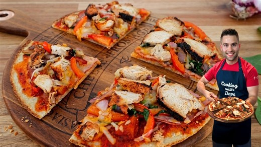 The best healthy pizza recipe | High protein & full of flavor