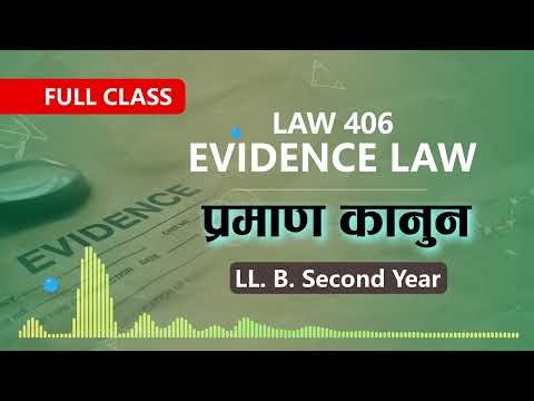 Evidence Law | LLB 2nd Year | Key Principles & Important Topics | Exam-Oriented Lecture | #MeroOkil