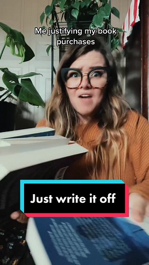 Don’t ask me where the money comes from to buy books…it’s a write off 😂 #booktok #reading #books