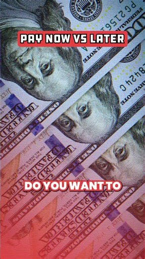 Paying now vs paying later is literally gambling #shorts #financialliteracy
