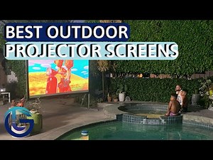 The Best Outdoor Projector Screens In 2025 (TOP 3)