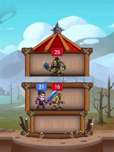 Level 15 Hero vs The EXPLOSIVE Goblin Tower! Hero Wars Puzzle Guide