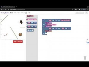 Blockly Games Bird Solution Level 1-10