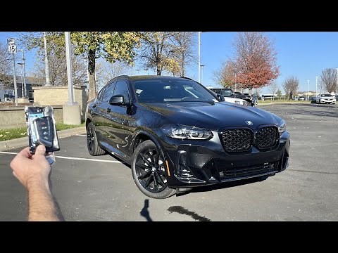 2024 BMW X4 xDrive30i: Start Up, Test Drive, Walkaround, POV and Review
