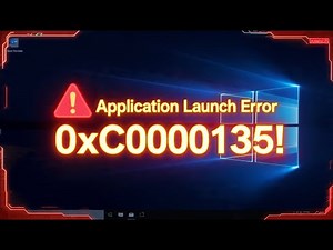 How to fix application launch error 0xc0000135 on Windows 11