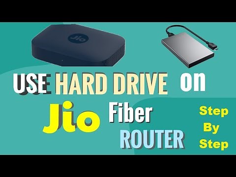 how to connect hard disk to jio router | Attach 1TB Hard Driver For Data Sharing