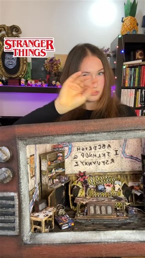 HOW TO MAKE Stranger Things — Will Byers’ living room DIY cardboard miniature for Kinder Joy and Funko Pop toys. PART 12 - painting coffee table furniture #miniature #diy #strangerthings #howtomake #diorama | Vlada Rybak | Facebook