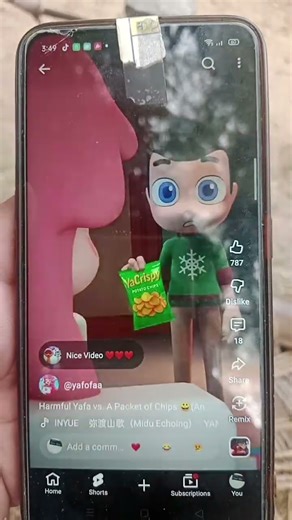 Harmful Yafa vs. A Packet of Chips 😀(Animation)