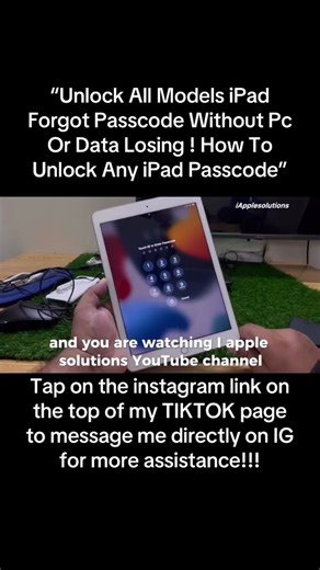 Unlock Your iPad Without Computer - No Data Loss!