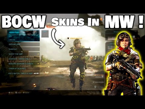 Use Cold War Skin In Modern Warfare ! How to Get CW Operators In MW Multiplayer