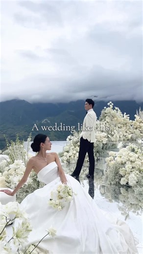 Vietnam Wedding Planner on Instagram: "The wedding ceremony of Nam and Natalie was elegance manifested ✨🤍 Planning, design, styling and coordination by @theplannersvn Photography: @alleypresents Wedding film: @mocnguyenproductions Venue: @villedemont, @hoteldelacoupole Event rentals: @allgoodthings.rentals Makeup: @bobi.makeup Hair: @xunxun.nguyen Ceremony gown: @houseofpatrick Ceremony heels: @renecaovilla Reception dress: @albinadyla Reception heels: @christianlouboutin Rings: @piaget Jewelry