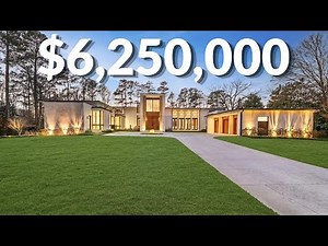 Inside a HUGE $6,250,000 MODERN Mansion With a Large Indoor Basketball Court | Atlanta Mansion Tour