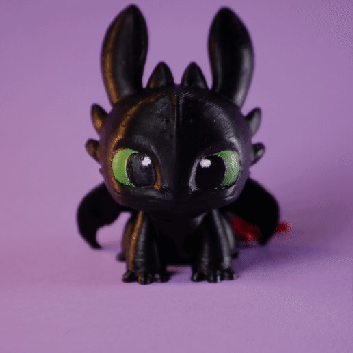 Toothless Chibi - How to Train Your Dragon