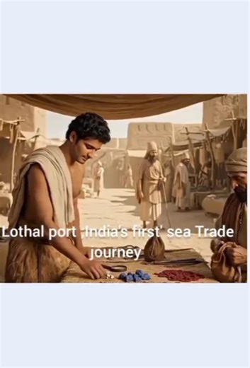 India's first sea Trade route through Lothal port/Ai sea Trade journey 😮