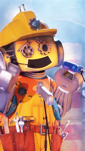 The Masked Singer on Instagram: "#HandymanMask's screws and vocals are definitely grooving tonight! 🔩🛠️ #TheMaskedSinger"