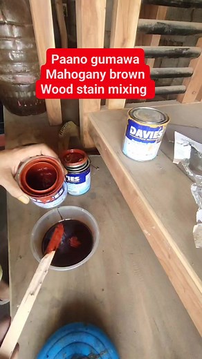 #Mahogany #brown #wood #stain #mixing #kerosene #coloring #oil #tinting #color #mix #for #wood #reels #making | Diclihon Wood Work