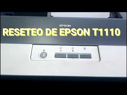 RESETEO DE EPSON T1110 BIEN EXPLICADO