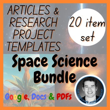 Space | 10 Science Reading Passages w Questions   10 Research Project Templates