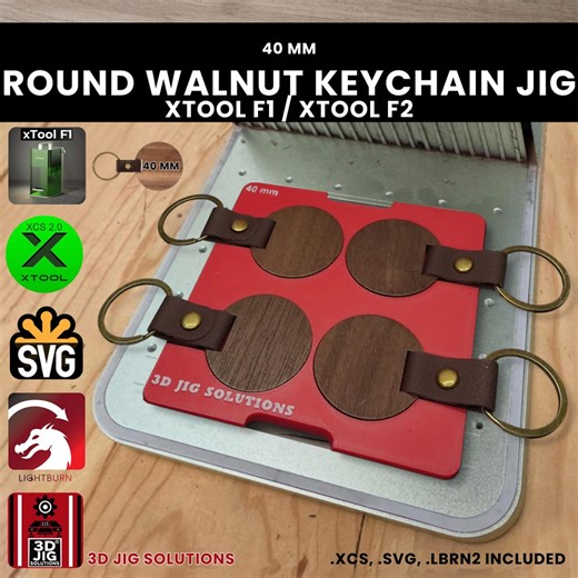 Xtool F1 & F2 Keychain Laser Engraving Jig