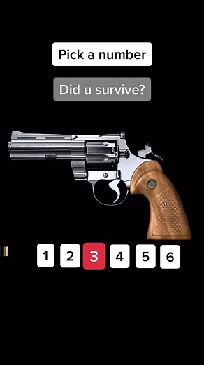 Interactive Survival Game with Revolver Challenge