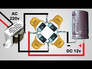 How to Make 12v Battery Charger - Smart Fast Charger