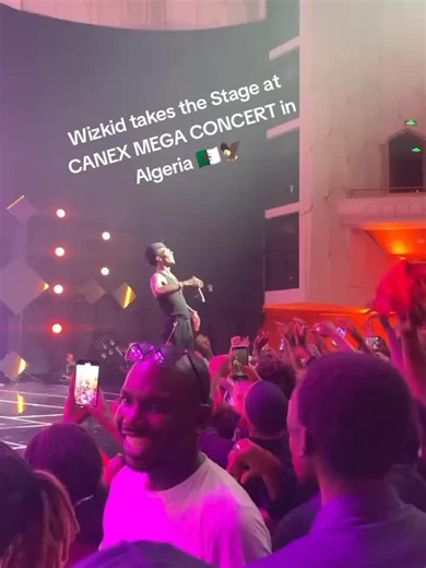 Wizkid Shines at CANEX Mega Concert in Algeria
