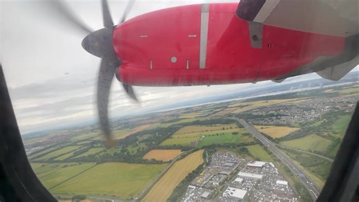 Loganair ATR-72 take off and climb from Edinburgh bound for Exeter #airways #aviationdaily #aviationdaily #avgeek #Airport #planes #aviationphotography | LSH Aviation