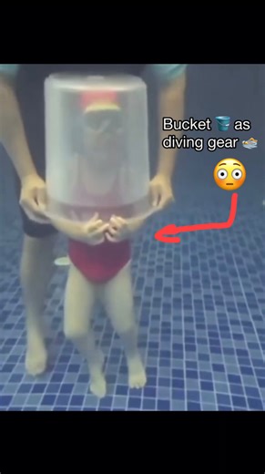 Bucket as underwater diving gear | BChek