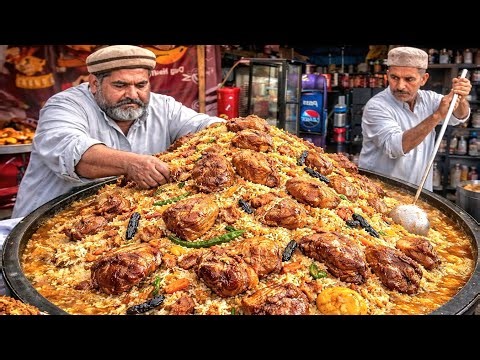 Famous Biryani Street Food in Afghanistan | Delicious Roasted Chicken | Taliban