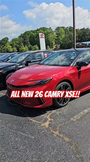 26 XSE CAMRY WITH RED INTERIOR! 2 tone looks great on them! #toyota #automobile #thefossilman #camry