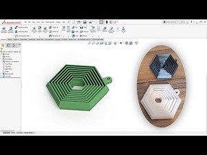 Modeling a Keychain in SolidWorks and Preparing for 3D Printing