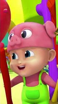 Three little pigs Songs for kids #Shorts #fun #juniorsquad #threelittlepigs