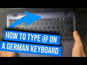 How to @ , Germany keyboard 🇩🇪🇨🇭🇹🇩🇲🇫🇲🇨