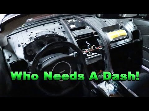 Redoing some of the Leather Dash on my Aston Martin Vantage!