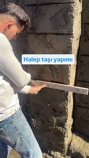 halep taşı yapımı beni takip etmeyi unutmayın 🥰🤗 #stone #mimar #mimarlik #dışmimar #bahçeduvarı #fyp #architect #decoration | Tasyapi dekor