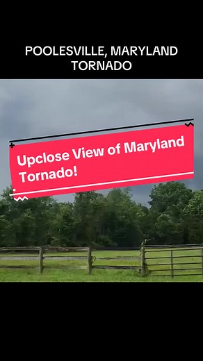 Up close footage of the #tornado that hit #Poolesville, MD less than an hour ago. Credit: Felicia Foy Collier. #Maryland #Marylandtornado #tornadoes #MDwx #trending #wx #weathertok #weathertoks #sciencetok #tornadowarning #tornadovideo #fyp #fypage