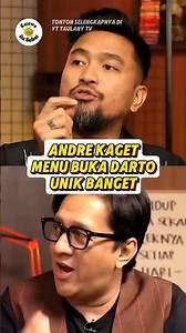 ANDRE KAGET MENU BUKA DARTO UNIK BANGET
