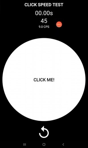 testing my cps click with 1 finger and 2 finger (click speed test)