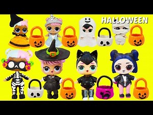 LOL Surprise HALLOWEEN Trick or Treat Halloween Slime, Halloween Costumes ALL THINGS HALLOWEEN - Videos For Kids
