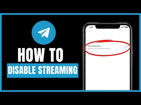 how to disable streaming on telegram