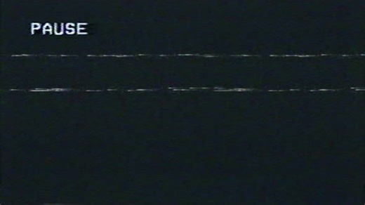 VHS Tape Pause Damage