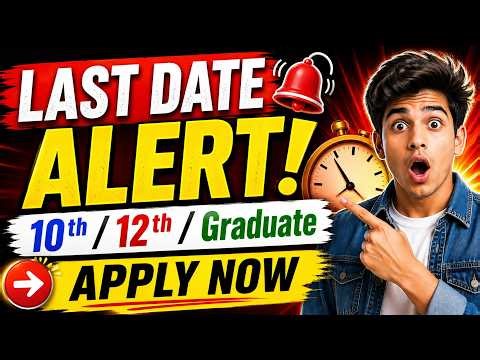 LAST DATE ALERT! 10th/12th/Graduate + Nurse/Police Govt Jobs इस हफ्ते बंद 😱 Apply Now!