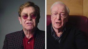 Elton John and Michael Caine star in NHS COVID-19 vaccine ad