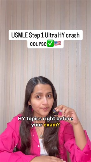 Usmle Wise on Instagram: "USMLE step 1 crash course: 10 days of intensive lectures which you can watch at your own pace. Let's ace this exam!! Comment "step" to get the details. . . . [Usmle step, usmle aspirants, usmle preparation, usmle guidance, usmle course, usmle guide, usmle resources, medschool, medstudent, IMGs] . . #fypusmle #usmlecourse #usmleresources"