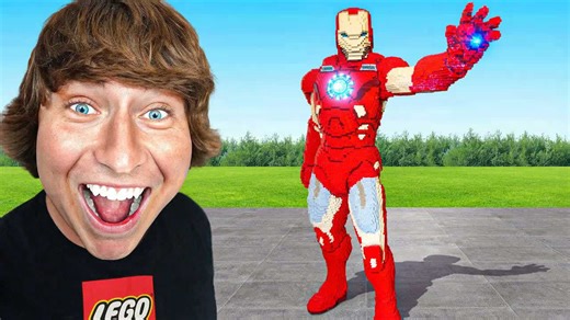 I spent 100,000 LEGO pieces on Iron Man 🤯